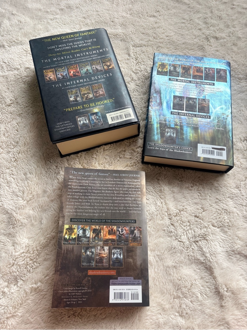 Cassandra Clare Book Lot Lady Midnight The Bane Chronicles Clockwork Angel - Picture 6 of 6